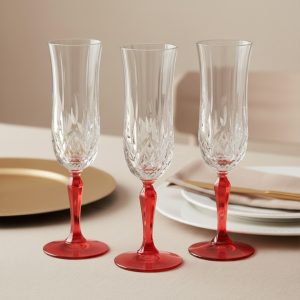 طقم كاس 3 قطع أوبرا فلوت أر سي أر