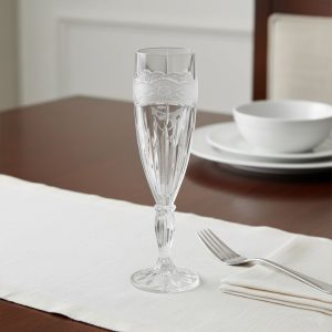 طقم كاس 6 قطع فلوت ساوثيرن جاردن ساتين كريستال نختمان