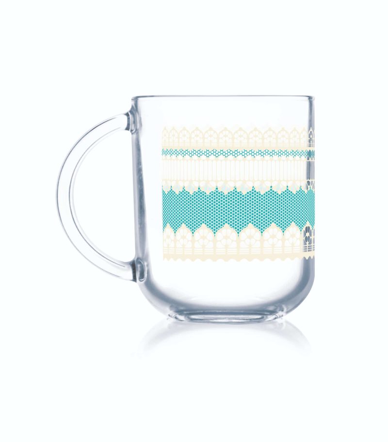 Q7369 TEMP TROQUET WINTER LACE MUG 25CL - EG