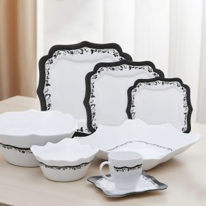 طقم عشاء بلاك بري 38 قطعه لومينارك