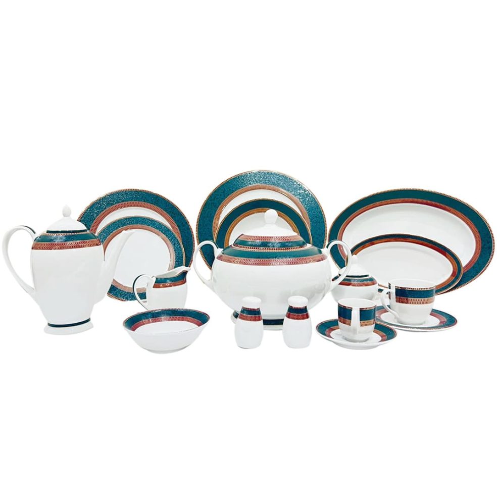 طقم سفرة 62قطعه ريم شيب كنار R11 - الصورة 2