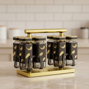 طقم توابل ستانلس 9 قطع صغير اكسفورد OX-J136