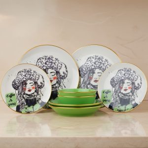 طقم عشاء 24 قطعة لامع أكسفورد