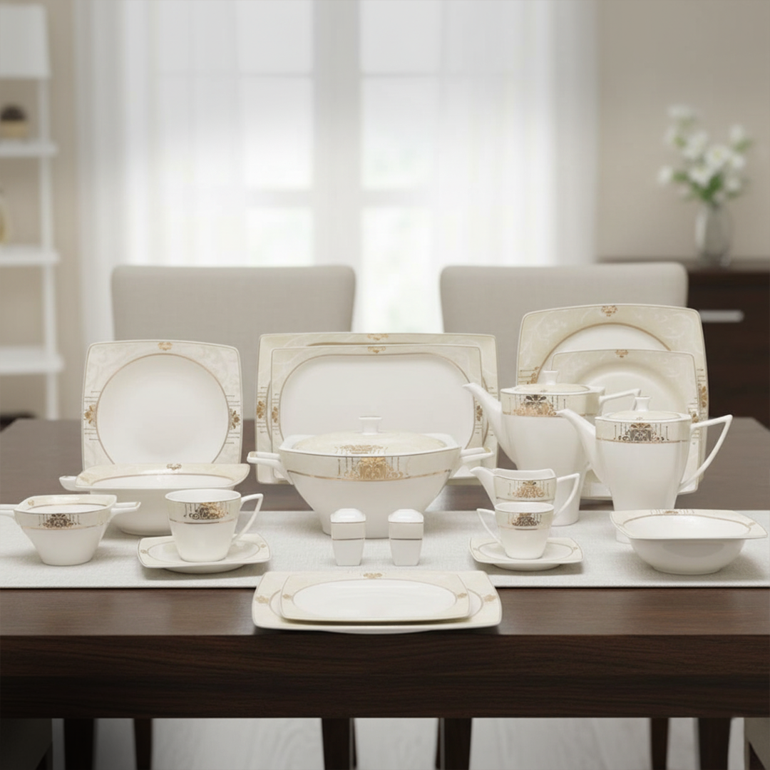 طقم سفرة 62 قطعة بورسلين أكسفورد W210025-0SQG