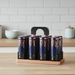 طقم توابل 9 قطعه كحلي اكسفورد