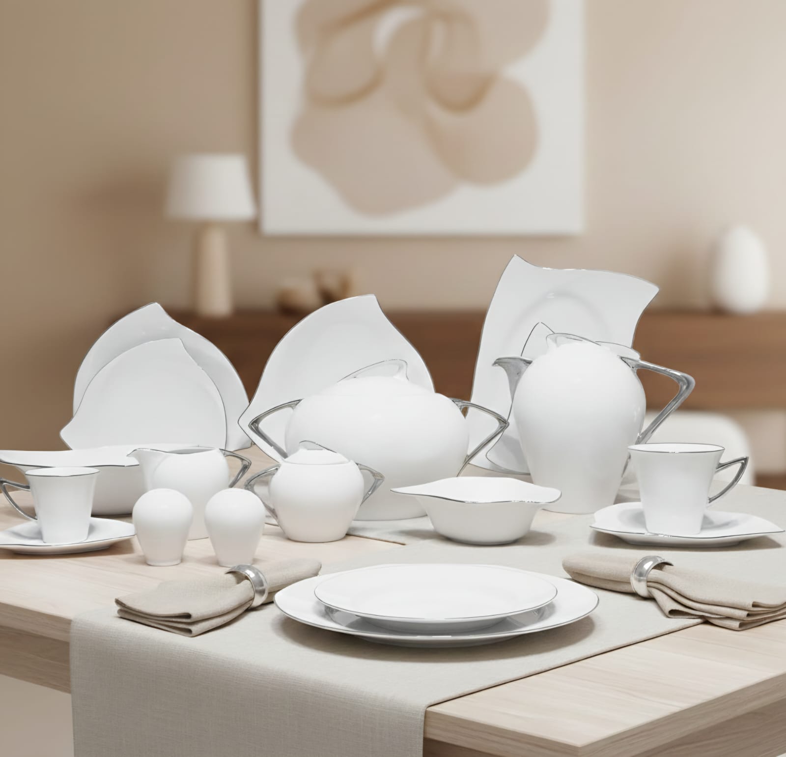 طقم 62 قطعه كونكورد ملو بلاتين فتحي محمود