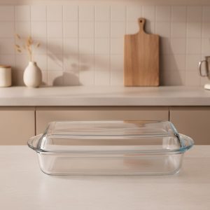 بورجام طاجن مستطيل بالغطاء  باشابتشى