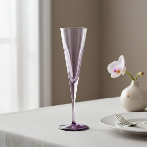 طقم كأس في لاين فلوت بنفسجي6 قطع 15cl باشابتشي