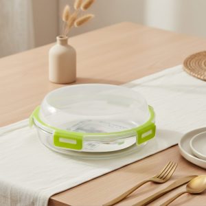 علبة حفظ طعام ستور ماكس حرارى مدوره بغطاء باشابتشى