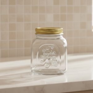 برطمان مربع بغطاء معدن 50cl باشابتشى 