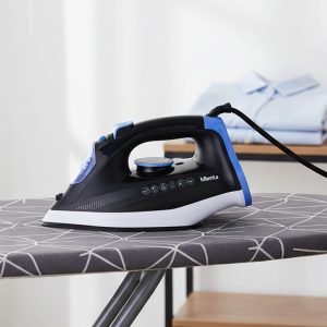 مكواة بالبخار- ميانتا - اسود / ازرق SI181338A