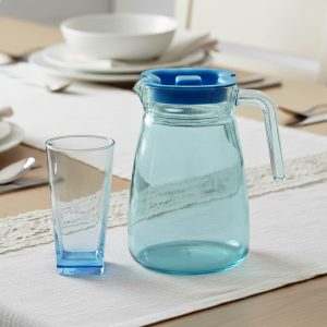 طقم شربات كارى 7قطع تركواز باشاباتشي