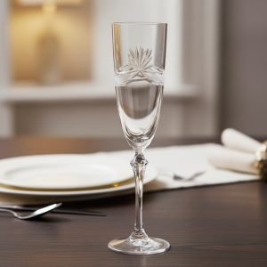 طقم كاس 6 قطع  اليزابيث 200م حفر 702 كريستال بوهيمي