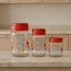 طقم برطمان بينك3 قطعS-673