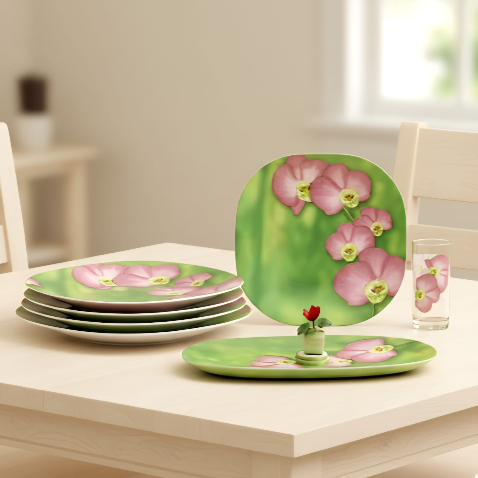 طقم عشاء ايرين مربع 19+6 قطعه لومينارك