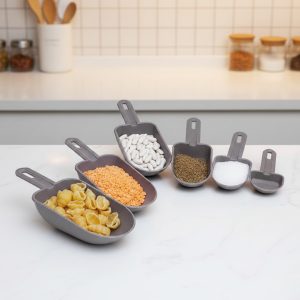 مجموعه معيار 6 مقاسات رمادي اكسا وير