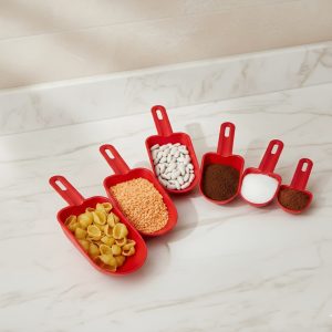 مجموعه معيار 6 مقاسات احمر اكسا وير