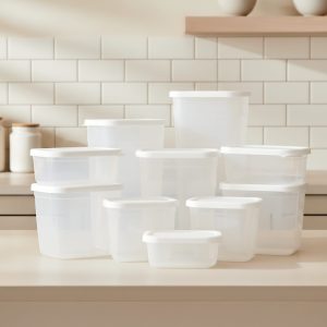 طقم علب مرتفعه ماى فريدج 10قطع ابيض اكساوير