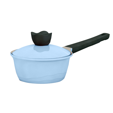 كسرولة بالغطاء سيراميك مقاس 18 ماى كوك بلو كوري - الصورة 2