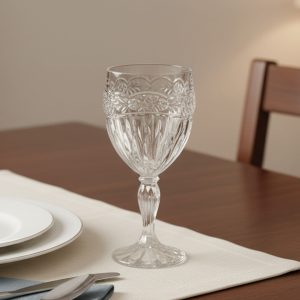 طقم كاس 6 قطع ساوثيرن جاردن كلير كبير كريستال نختمان