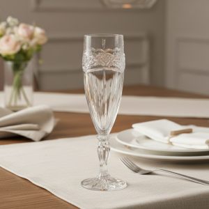 طقم كاس 6 قطع ساوثيرن جاردن كلير فلوت كريستال نختمان