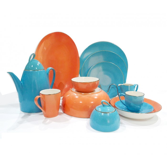 طقم سفرة 50 قطعة بورسلين سيمون لبنى فتحى محمود - الصورة 3