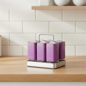 طقم توابل 6قطع موف بالحامل كوركماز A696-01