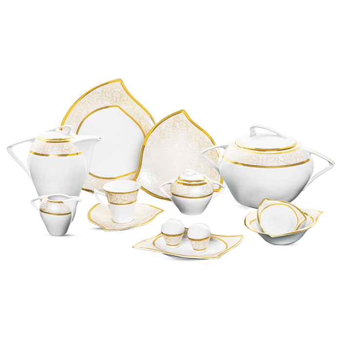 طقم 62ق كونكورد ديكور فلوريدا دهب - الصورة 3