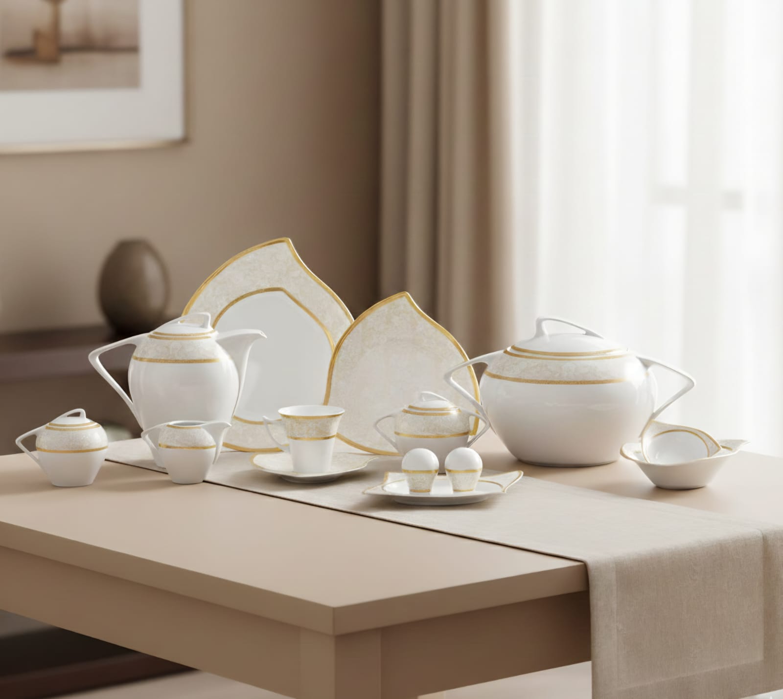 طقم 62ق كونكورد ديكور فلوريدا دهب