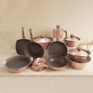 طقم اوكتاجون روز 20 قطعة تركي