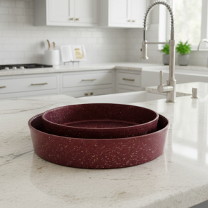 طقم صواني فرن جرانيت 2قطعه نبيتي ايديال هوم مقاس ( 26 - 30)